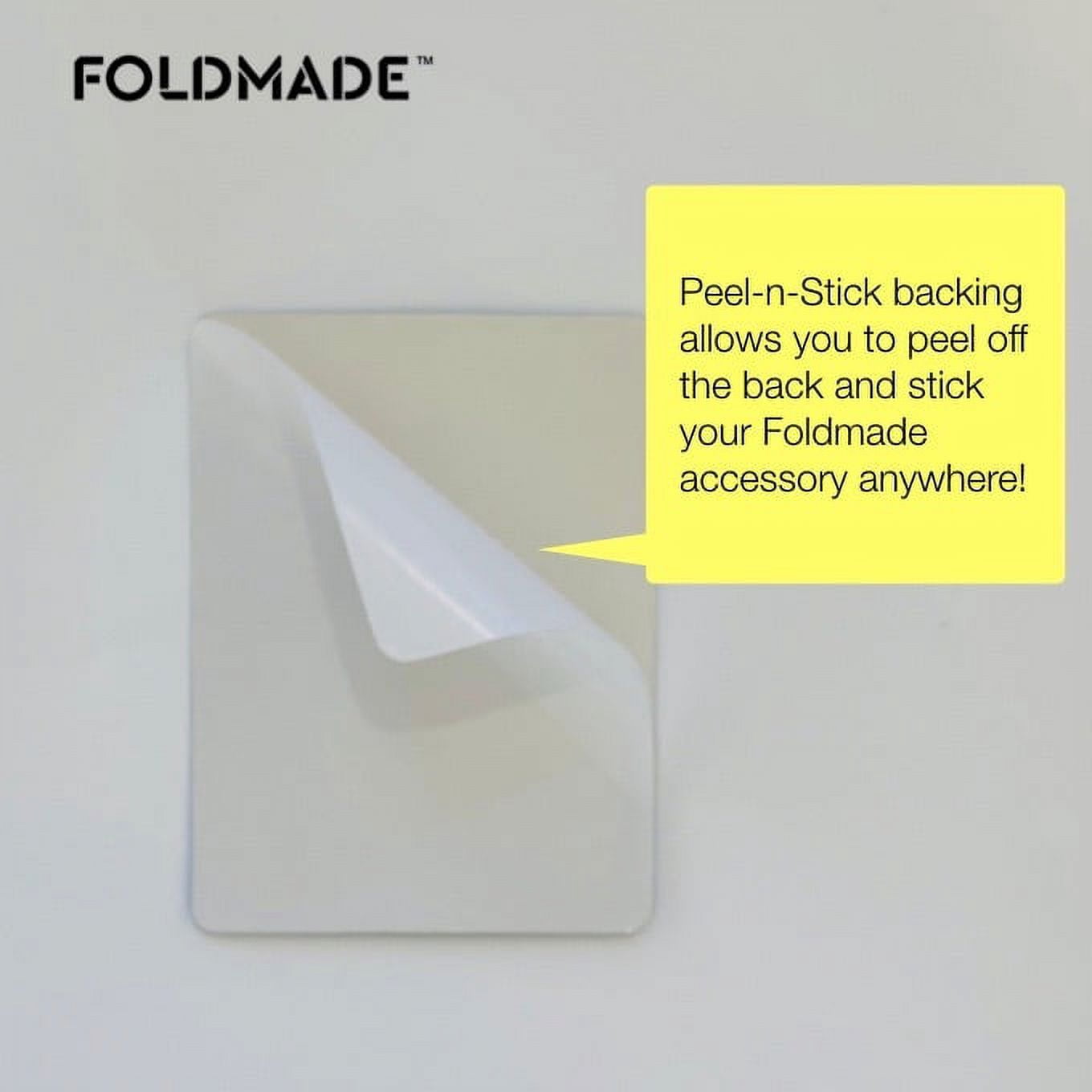 Foldmade Writing Set 2 Pack - Peel-N-Stick Pen Set, Lemon Yellow