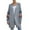 Gray, variant on Fesfesfes Coat for Women Sexy V-Neck Printing Long Sleeve Cardigan Casual Outwear Sale Items