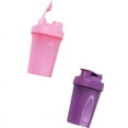 thumbnail image 2 of Vaso de agua con proteína en polvo para deportes y fitness, portátil, para estudiantes, de 400 ml, práctico vaso de plástico para hacer uno mismo, con báscula, 2 of 3