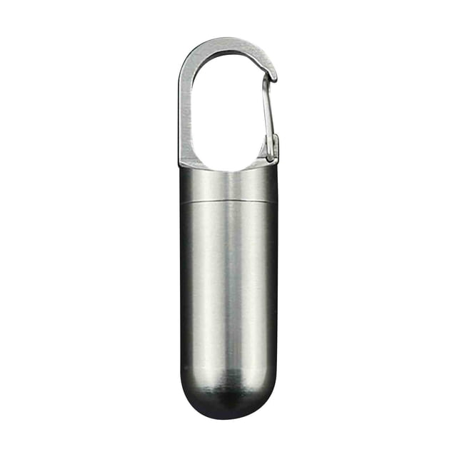 PRETXORVE Porte-Clés Mini Aluminium pour Hommes et Femmes Rond