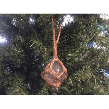 clear japanese glass ball fishing float with brown netting decoration christmas ornament 2 xmas - Glass Christmas Bulbs For Decorating clear japanese glass ball fishing float with brown netting decoration christmas ornament 2 xmas - Glass Christmas Bulbs For Decorating