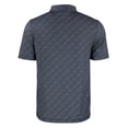 thumbnail image 3 of Men's Cutter & Buck Black FC Dallas Pike Eco Pebble Print Stretch Recycled Polo, 3 of 3