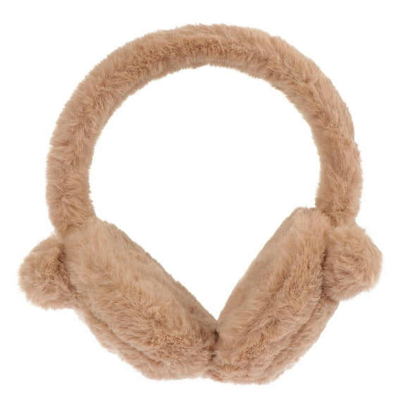 Arborister Winter Ear Headband Bear: Plush Furry Ear Covers for Cold Weather