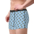 thumbnail image 2 of Sikiie Cute Puppy Print Men's Boxer Briefs, Elastic Waistband Boxer Briefs Leggings-Small, 2 of 5