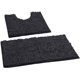 thumbnail image 1 of Alfombras de Baño Luxurux Sin Resbalón Súper Suave Chenille de Baña de Baño de Lujo Juego de Contono, Alfombra de Ducha de Lujo Suave +Tocador. LuxUrux tapetes para baño, 1 of 1