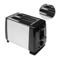 thumbnail image 2 of Tostadora de 2 rebanadas con ranuras extra anchas negra Máquina para sándwich completamente automática Máquina de desayuno multifuncional UE 220 V, 2 of 10