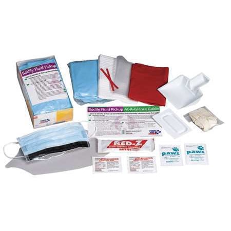 - FIRST AID ONLY Biohazard Spill Kit,Cardboard Tray,Whit 214-P