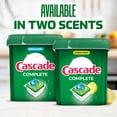 thumbnail image 5 of Cascade Complete Action Pacs, Dishwasher Detergent, Lemon, 16 Count, 5 of 11