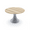 Blonde Surfside Ash, variant on 4 Person Round Meeting Room Table With Wide Pedestal Base 46" Table
