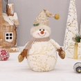 thumbnail image 3 of Decoración de animales de peluche BANYUO de Papá Noel y muñeco de nieve, 3 of 4