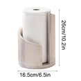 thumbnail image 3 of Wood Paper Towel Holder Countertop Vertical Tissue Holder Rack for One Handed Tear in Kitchen Bath Living Room Bedroom Home Decoration, 3 of 5
