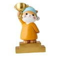 thumbnail image 4 of Figura de resina de gato, estatua de mesa, colección para decoración del hogar, pasillo interior, gato. Trofeo, 4 of 9