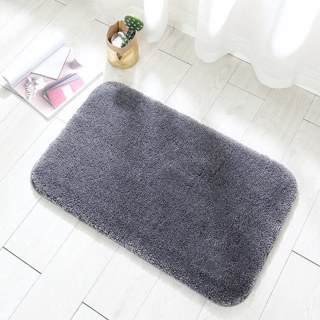 Alfombrilla de baño antideslizante, alfombrilla de baño suave, alfombrilla de baño absorbente, lavable a máquina, 60 x 90 cm TUNC Sencillez