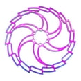 thumbnail image 4 of koolsoo 2xBike Solid Disc Brake Rotor 180/160/203 Mm Central Locking Brake Rotor 203 Mm, 4 of 9