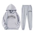 thumbnail image 4 of Afdoent Toddler Girl Clothes Girls Long Sleeve Hoodie And Sweatshirt With Letter Printed For Casual Wear And Outdoor Activities 3-4 Years, 4 of 4