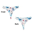 thumbnail image 3 of Balery Cute Shark Tangas de Algodón para Mujer con Estampado – Ropa Interior Sexy, Transpirable, G-string-X-Small, 3 of 6