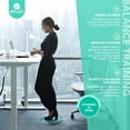 thumbnail image 4 of Enovi 36'' Non-Skid Wobble Balance Board, Turquoise, 4 of 8