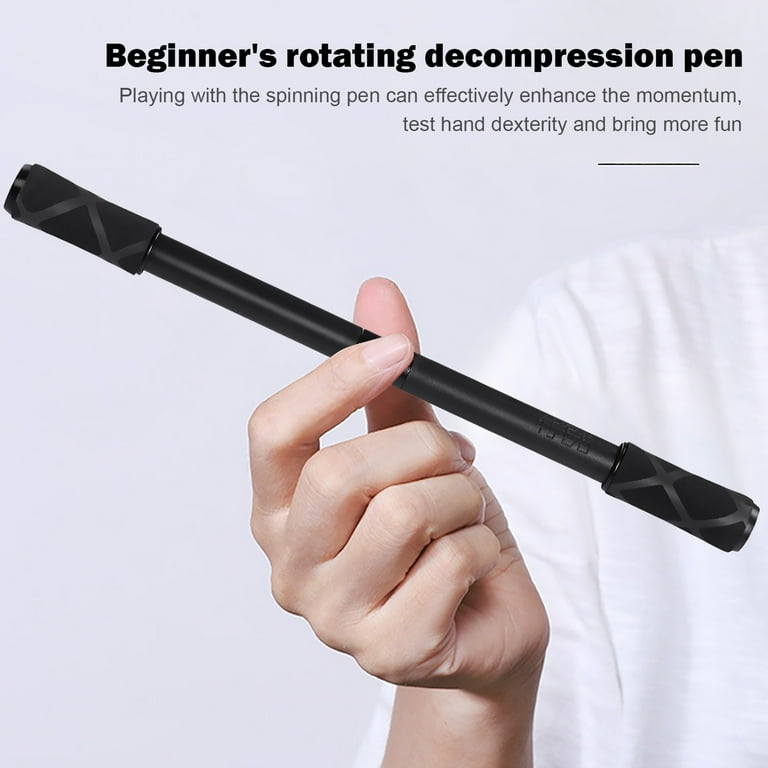 Bafierng Spinning Pen Pen Spinning Mod Detachable Rotating Pen Spinner  (Black)