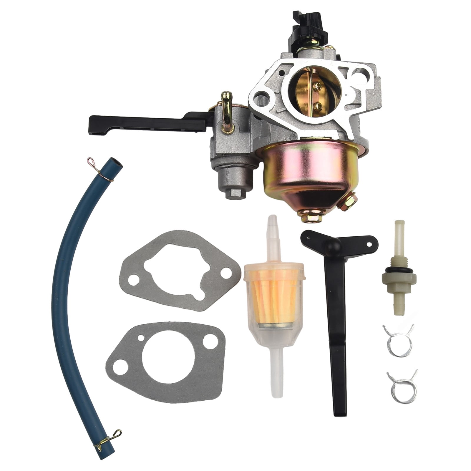 Carburetor for 420CC CH440 14HP Pro CH395 Engine 17-853-05-S 9.5HP 277cc Metal Replacement PartDurable Lawn Mower Accessory with Fuel Filter Gaskets Clips