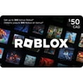 thumbnail image 1 of eCarte cadeau digitale Roblox $50 [inclut un article virtuel gratuit], 1 of 3
