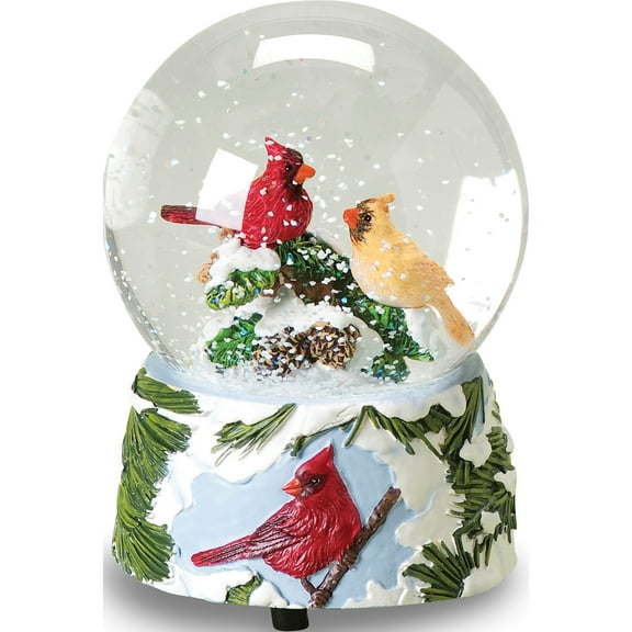 Fashion Glitterdome Musical Cardinal Made In China gm15749