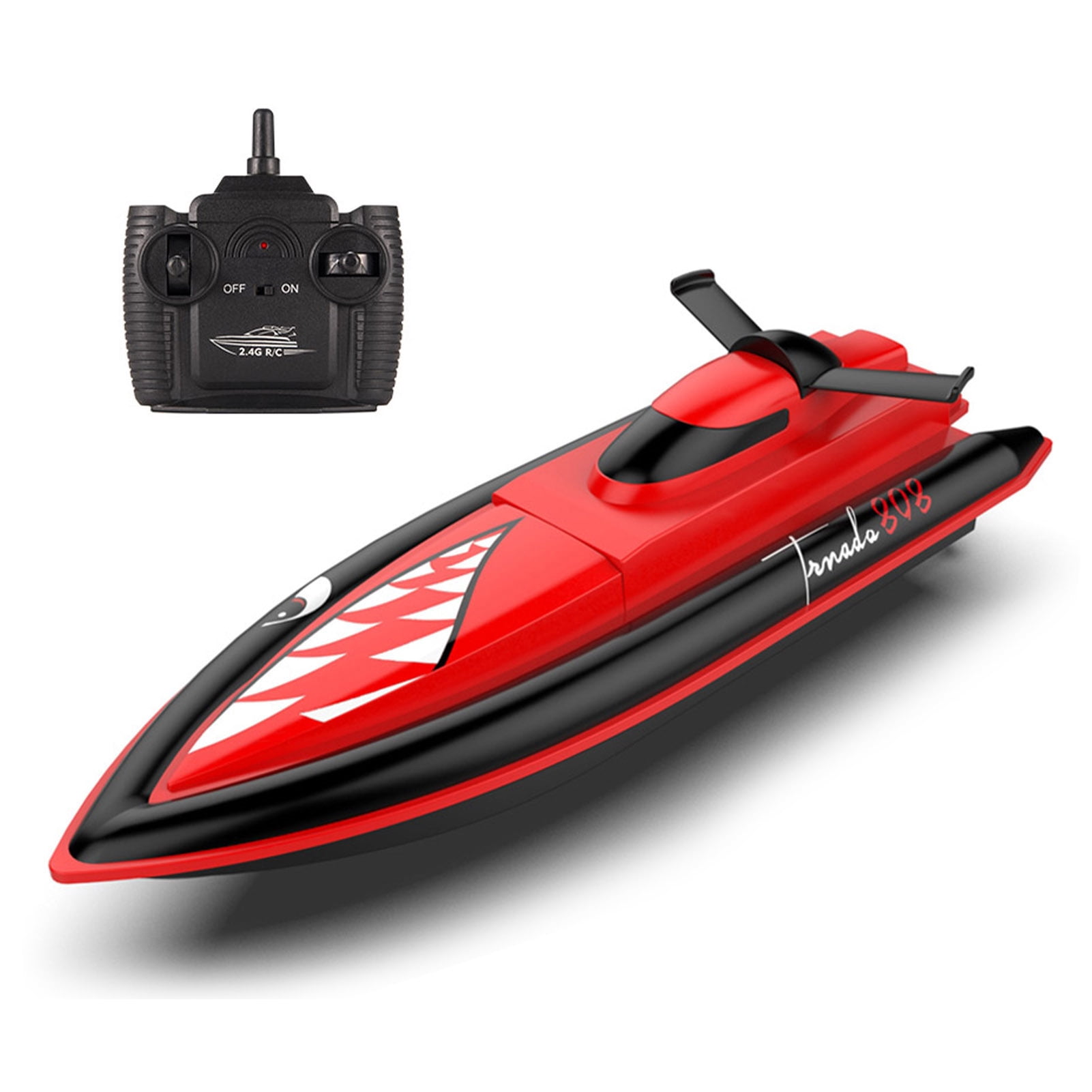 RC Boat Remote Control Boat High Speed RC Boat 25Km/h 2.4GHz Waterproof
