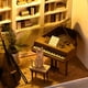 thumbnail image 2 of Juguete de casas de madera de jardín de Villa con decoración de muebles de Piano regalo para niños y adultos Ndcxsfigh  libre de BPA, 2 of 7