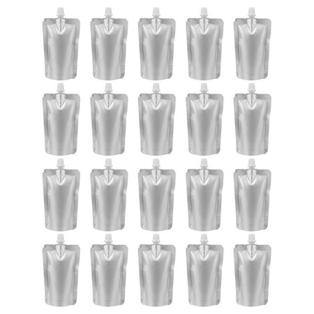 

20Pcs Drinks Flasks Plastic Liquor Pouches Beverage Seal Bags Drinking Flasks