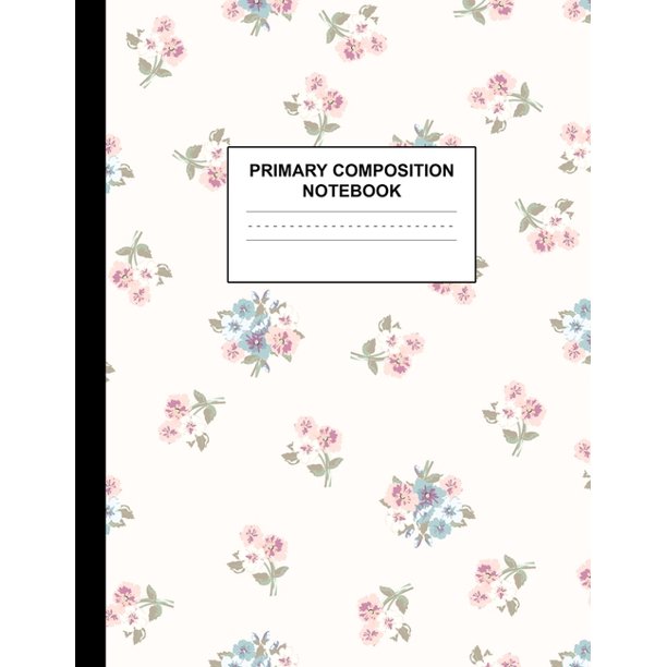 Primary Composition Notebook Preschool, Kinder, 1st and 2nd Grade