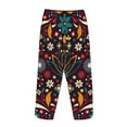 thumbnail image 5 of Kll Womens Colorful Mexican2 Print Pajama Pants Soft Pajama Bottoms For Women Cozy Lounge Pants, 5 of 9