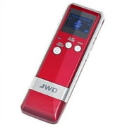 Syba Digital Voice Recorder with 1" Display, Red