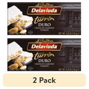 (2 pack) De la Viuda Crunchy Almond Turron, 5.25 oz