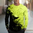thumbnail image 1 of Blusas y camisas de manga larga con cuello redondo, moda casual para hombre, estampado deportivo, blusas de manga larga con cuello redondo, camisas para hombre, blusa de poliéster, 1 of 5