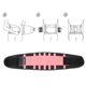 thumbnail image 3 of Cinturón De Soporte Lumbar, Cinturón De Protección De Cintura, Atleta Ajustable Para Hombres Que Juegan Al Baloncesto Para Deportistas Que Corren Fitness Levantamiento De Pesas ANGGREK Como se muestra en la descripción, 3 of 8