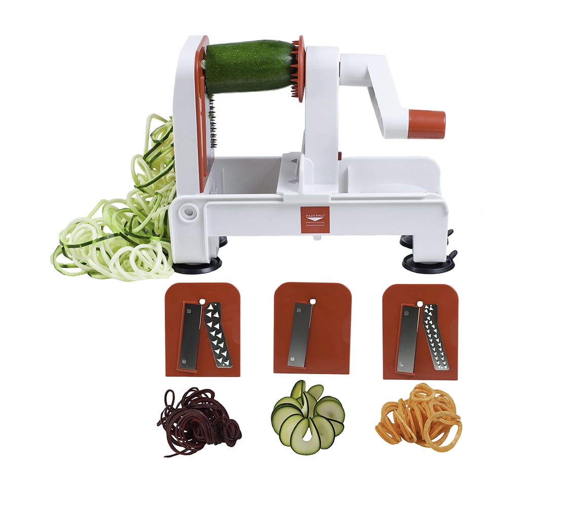 Details about   Cook's Essentials Spiral Slicer White With Stainless Blades 41717 No box  ✞ 