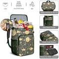 thumbnail image 4 of Spiritual Witchy Cooler Backpack - 20L Insulated Leakproof Picnic Backpack with Mystical Astrology Design, 4 of 6