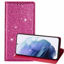 Allytech Galaxy A33 5G Case, A33 5G Wallet Case, Bling Glitter Sparkle Case for Girls Women PU Leather Shockproof Anti-scratch Cards Holder Wallet Case Cover for Samsung Galaxy A33 5G, Rose