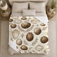 thumbnail image 5 of Vintage Volleyball Shield Pattern With Olive Florals Nostalgic Sketch Style For Sports Fans Cozy Flannel Blanket Home Decor In Bedroom Living Room Christmas Gift, 5 of 9