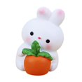 thumbnail image 2 of YAOMOBB Car Decor Cartoon Bunny Mini Landscape Ornament for Car Dashboard Resin Flower Design, 2 of 6