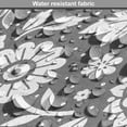 thumbnail image 5 of Floral Dog Crate Cover, Garden Spring Blossom Themed Ornamental Flowers Plants Twigs Branches Pattern, Easy to Use Pet Kennel Cover for Medium Large Dogs, 35" x 23" x 27", Grey and White, by Ambesonne, 5 of 6
