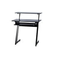 thumbnail image 1 of Monoprice Recording Studio Desk with Raised Platform and Keyboard Tray, Studio Workstation, Stable & Lightweight, For Home Studio - Stage Right Series, 1 of 2