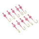 thumbnail image 2 of Plantillas de señuelo de pesca, 10 Uds., plantilla de anzuelo de hielo de invierno de acero rico en carbono rosa para peces, 2 of 10