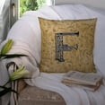 thumbnail image 3 of Carolines Treasures CJ2004-FPW1414 Letter F Musical Instrument Alphabet Canvas Fabric Decorative Pillow  14Hx14W, 3 of 4