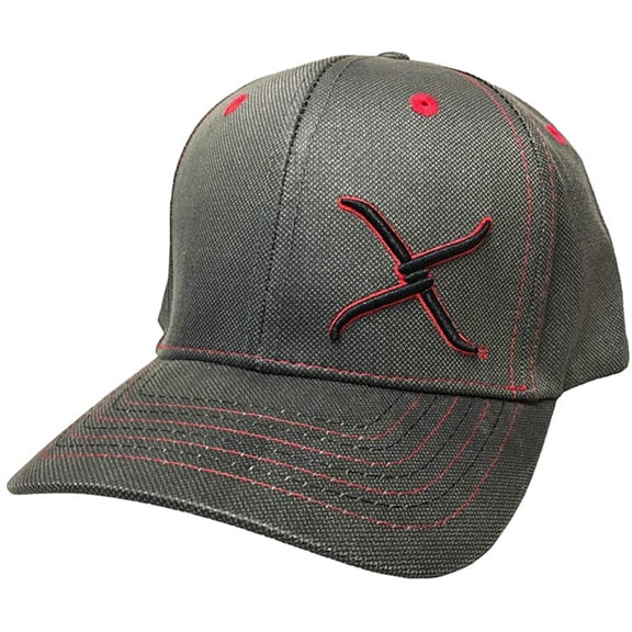 Twisted X Mens Adjustable Snapback Fabric Cap Hat (Brown/Red)