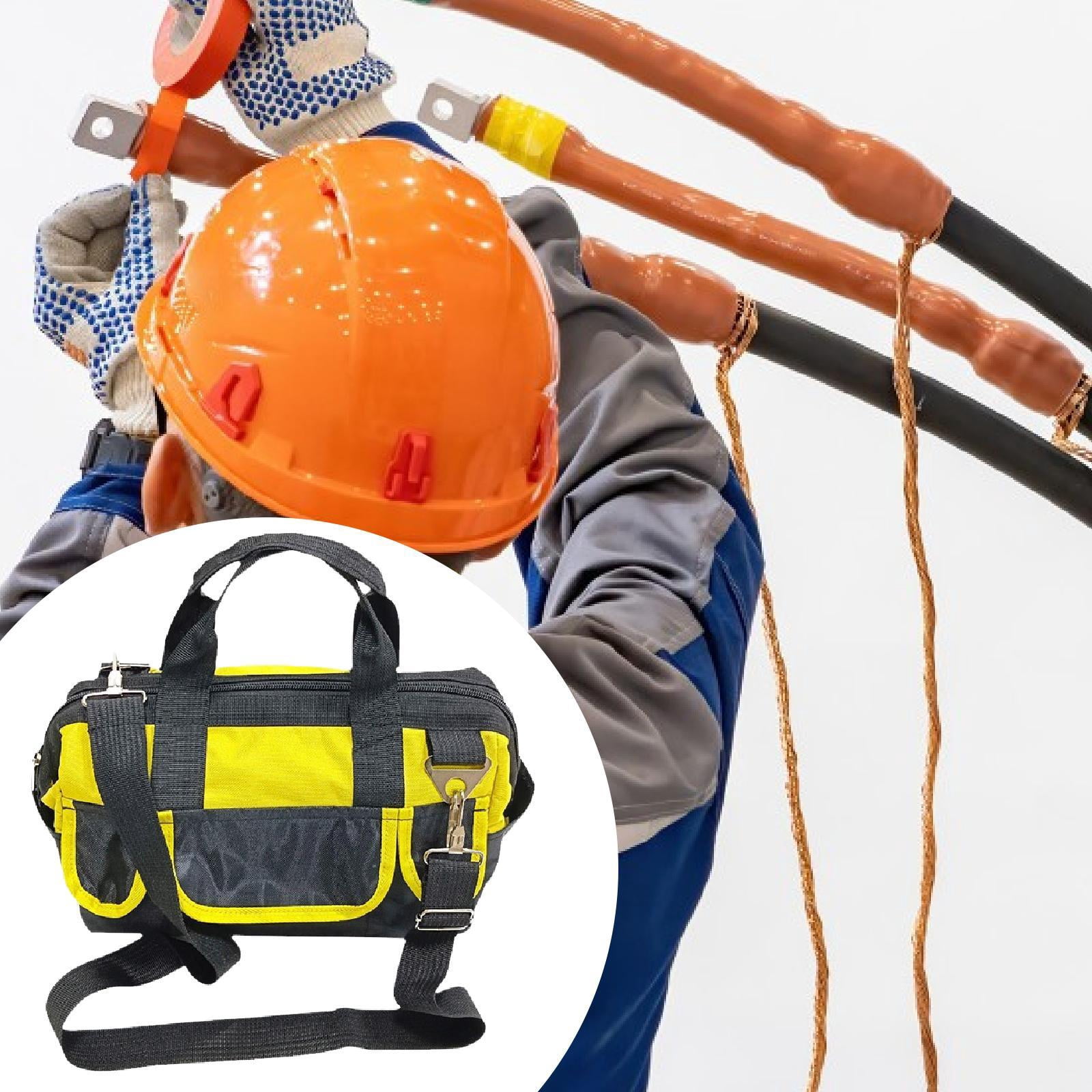 MAGIDEAL Tool Storage Bag Lightweight Portable Tote for Carpenter Plumber Electrician Large