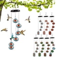thumbnail image 2 of Hesxuno 2024 New Charming Wind Chimes Hummingbird Feeders for Garden Yard Patio Decoration, 2 of 4