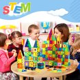 thumbnail image 1 of Azulejos de construcción magnéticos para niños, Bloques de apilamiento magnéticos educativ OugerToy OugerToy, 1 of 2