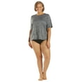 thumbnail image 6 of Sporti Women's Plus Size S/S Hybrid UPF 50+ Sun Shirt, Crew Neck, Short Sleeve (Women's Plus), 6 of 8