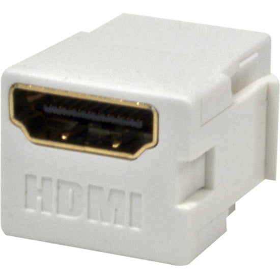Cable Wholesale Keystone Insert- White- HDMI Female Coupler
