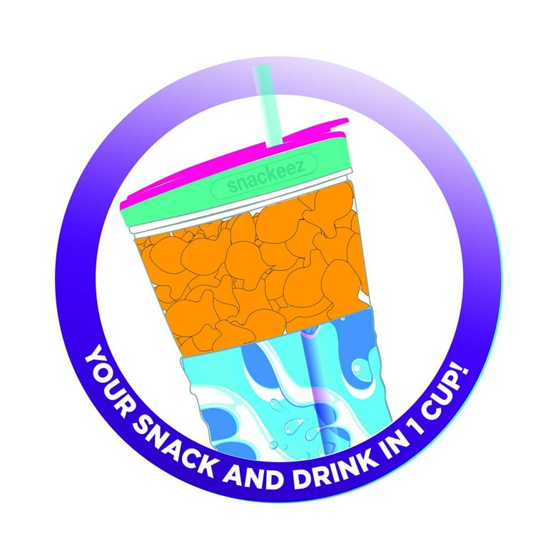Snackeez 2-in-1 Snack & Drink Cup Blue/Green – WAM Kitchen